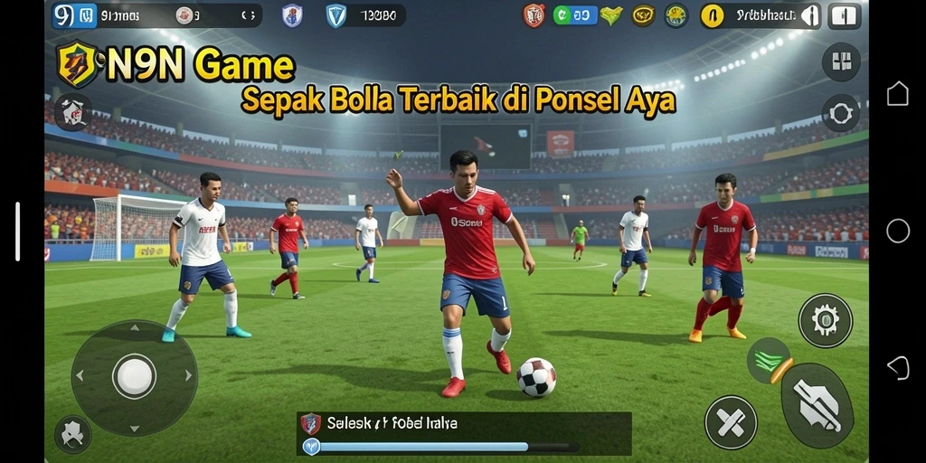 Tangkapan layar utama dari gameplay seru di 9N9N.