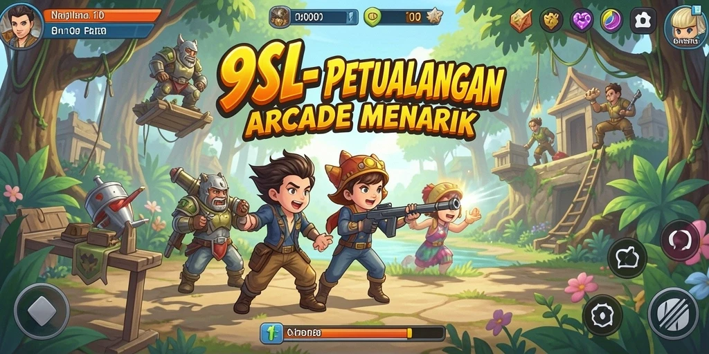 Gameplay seru dalam 9SL yang penuh tantangan dan keseruan.