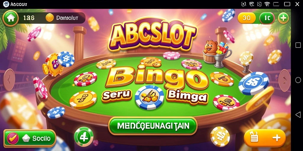 Tampilan gameplay seru dari ABCSLOT yang menampilkan aksi Bingo.