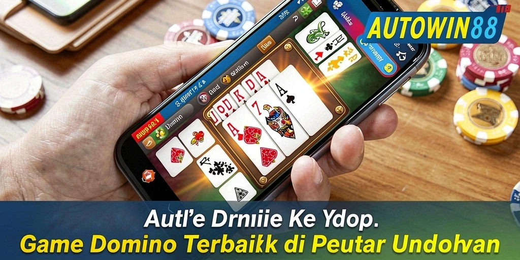 Screenshot AUTOWIN88 menampilkan gameplay seru permainan Domino.