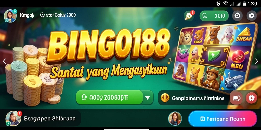 Screenshot BINGO188 menampilkan pengalaman bermain bingo yang menyenangkan.