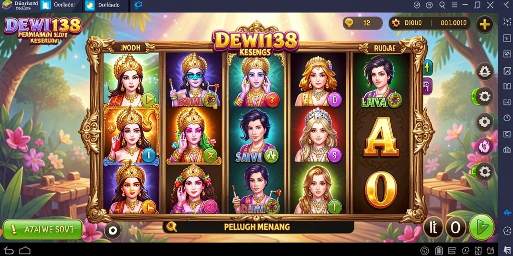 Screenshot gameplay DEWI138 yang menampilkan keseruan permainan Slot.