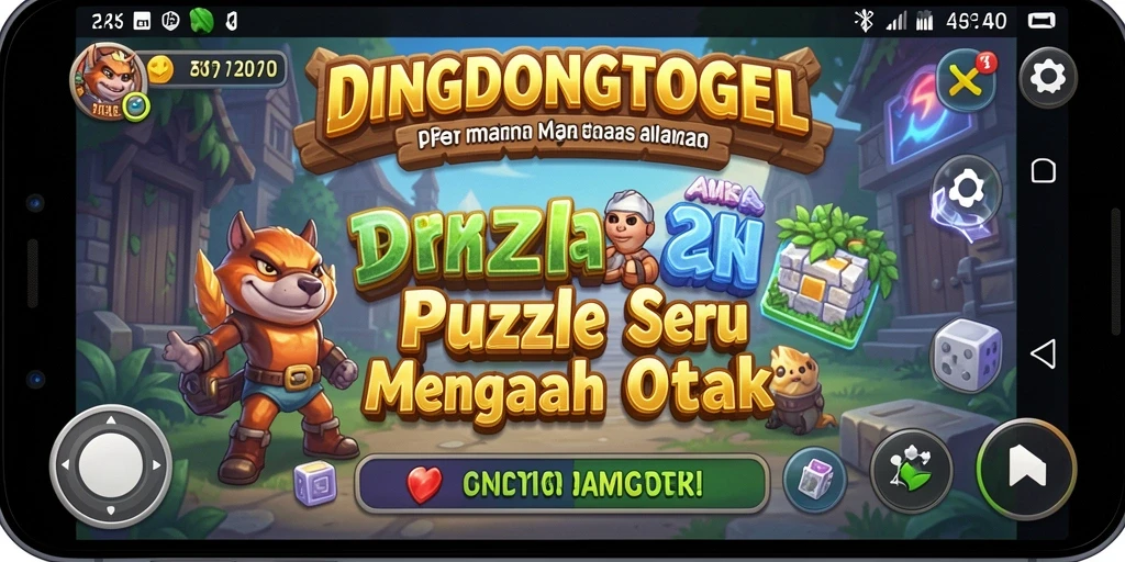 Screenshot DINGDONGTOGEL menampilkan gameplay Puzzle yang menarik dan interaktif.