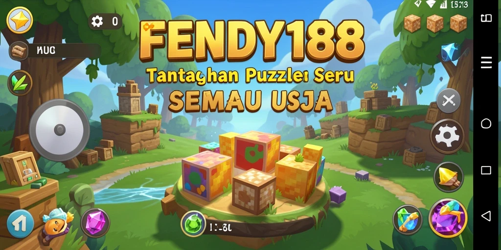 Tampilan gameplay menarik dari FENDY188 dengan tantangan Puzzle.