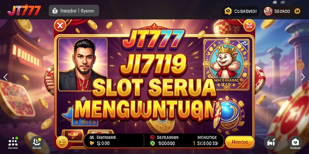 Screenshot gameplay JT777 yang menunjukkan keseruan permainan Slot.