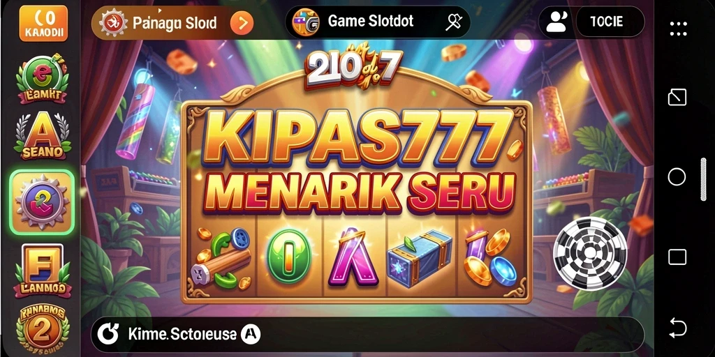 Tampilan gameplay KIPAS777 menampilkan keseruan permainan Slot.