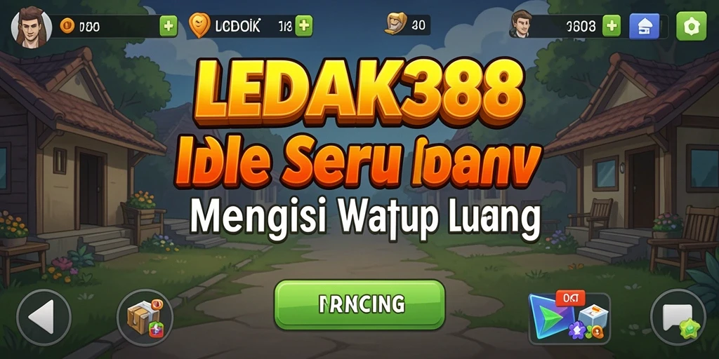 Tampilan gameplay LEDAK388 yang menarik dan penuh warna.