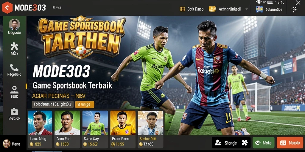 Tampilan screenshot gameplay <strong>MODE303</strong> dengan berbagai pilihan taruhan.