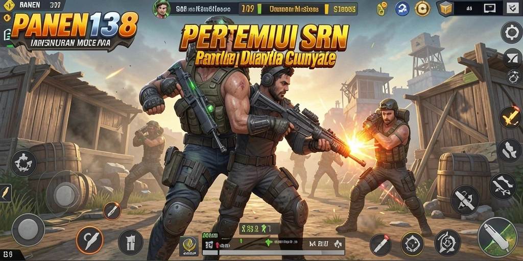 Tampilan gameplay seru di PANEN138 Battle Royale.