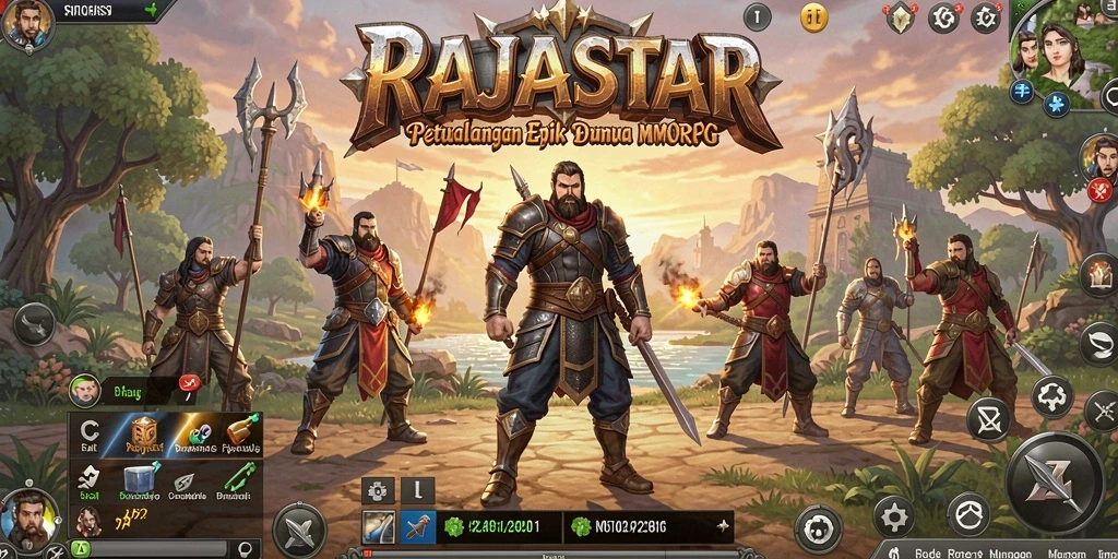 Gameplay menakjubkan dalam RAJASTAR yang bikin ketagihan.