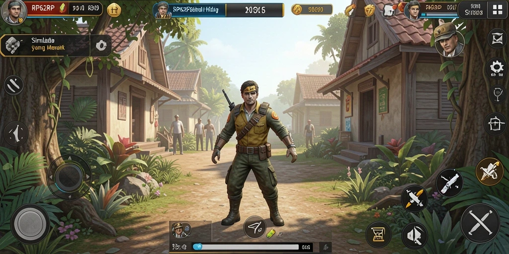 Tampilan gameplay menarik dari RP62RP dalam simulasi kehidupan.