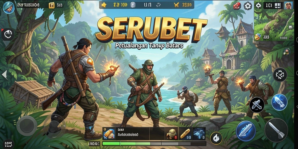 Tangkapan layar memperlihatkan aksi seru dalam dunia Open World.